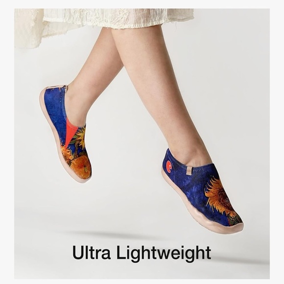 UIN Toledo Sunflower Print Slip-On Unisex Shoes super light and comfortable 7.5 - Picture 15 of 16